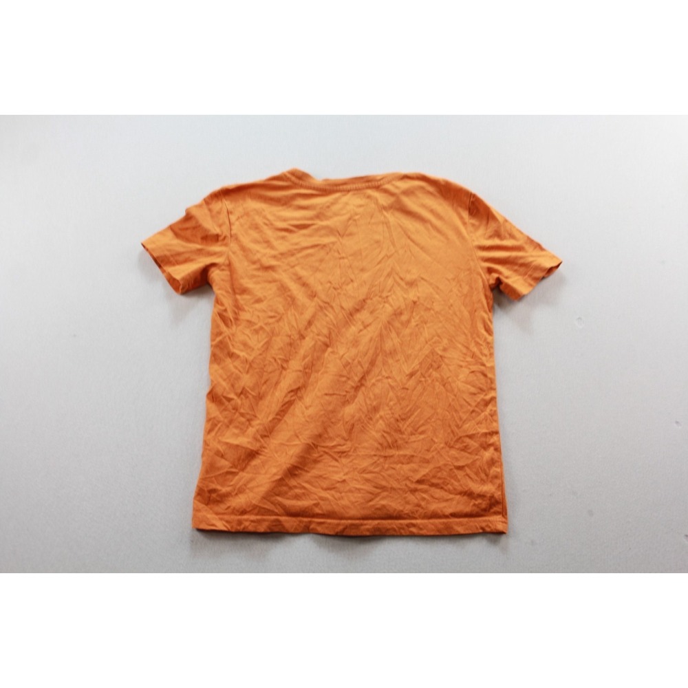 WeatherProof Vintage Boy Orange Shirt Never Stop Exploring Casual Size Meduim